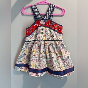 Matilda Jane Around The World Tunic Top Size 6 VGUC